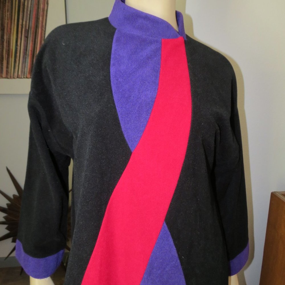 Vintage Vanity Fair Loungewear Velour Caftan House Dress Robe - Picture 5 of 8